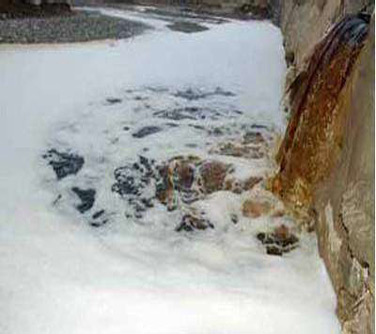 泡沫的產生嚴重危害到生態環境